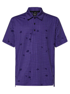 Oakley Grid Camo Polo - Grid Print Violet