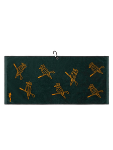 Walker Golf Things Kooka Icon Towel - Gold/Forest