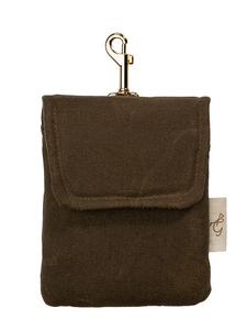 Mackem Golf Waxed Canvas Rangefinder Pouch - Olive
