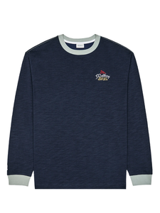 Malbon Port Ringer Tee - Navy