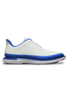 G/FORE GALLIVAN2R Tuxedo Stripe Golf Shoes - Snow/Lisbon