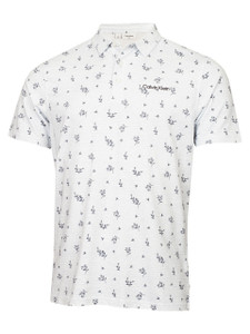 Calvin Klein Colton Printed Polo - Ice