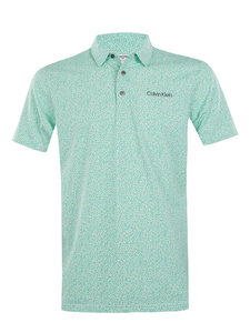 Calvin Klein Watkins Printed Polo - Mint