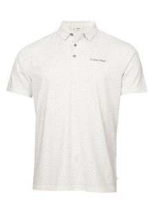 Calvin Klein Watkins Printed Polo - Silver