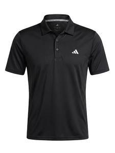 adidas Climacool Back 3-Stripes Polo Shirt - Black