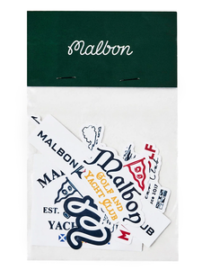 Malbon Yacht Club Sticker Pack - Multi
