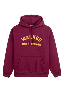 Walker Golf Things Applique Hood - Plum