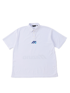 Mizuno-Monogram-M-Short-Sleeve-Polo-Shirt-White-0