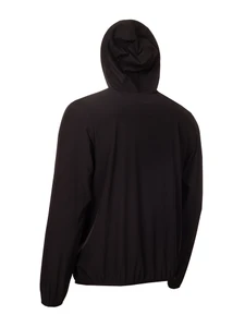 Calvin Klein Latitude Hooded Full Zip Windbreaker - Black/Silver