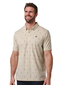 TravisMathew Performance Jersey Course Polo - Italian Sand