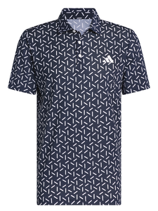 adidas Ultimate365 Mesh Print Climacool Polo - Collegiate Navy