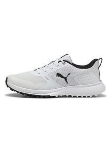 Puma FUSION Grip 6 Wide Golf Shoes - Puma White/Puma Black