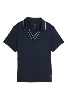 Puma Womens CLOUDSPUN Essential Short Sleeve Polo - Deep Navy