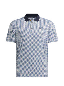 Reebok Foulard Print Polo Shirt - Vector Navy