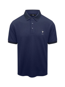 Eastside Golf Core Pique Golf Polo - Midnight Navy