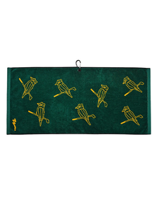 Walker Golf Things Kooka Icon Towel - Forest/Yellow