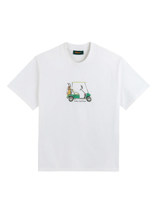 Walker Golf Things Cart T-Shirt - White