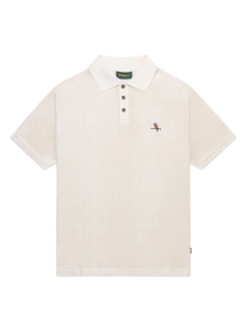 Walker Golf Things Kooka Terry Polo - Cream