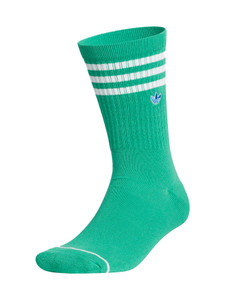 adidas Originals Crew Socks - Court Green/White