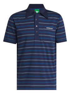 adidas Originals Archive Stripe Polo - Night Indigo