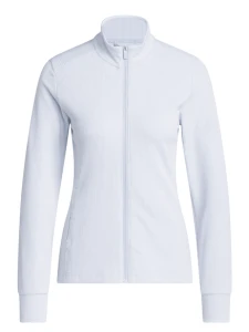 adidas Womens Performance Texture Full Zip Jacket - Crystal Sky