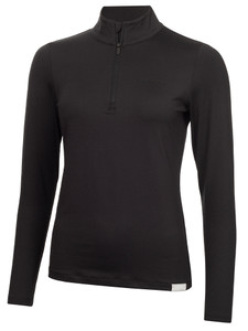 Calvin Klein Womens Quinta Quarter-Zip - Black