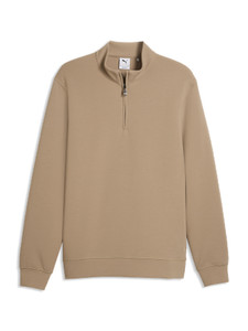 Puma CLOUDSPUN Fleece 1/4 Zip - Ice Coffee