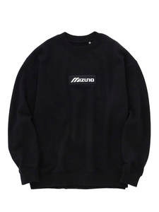 Mizuno x NVG Box Logo Crew Sweatshirt - Black