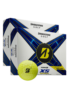 Bridgestone TOUR B XS 2024 Golf Balls - 2 Dozen Yellow