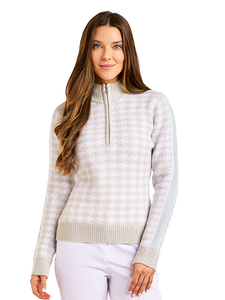 Nivo Womens Sonia Zip Sweater - White