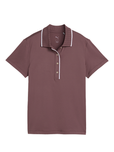 Puma Women's CLOUDSPUN Bridges Golf Polo - Rich Cocoa