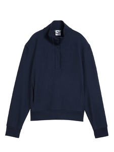 Puma Women's Boulder 1/2-Zip Golf Jacket - Deep Navy