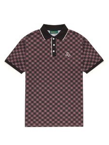 Walker Golf Things Featherlite Kooka Polo -  Berry Check