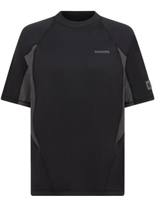 Manors Golf Ranger Mock Neck Polo - Black