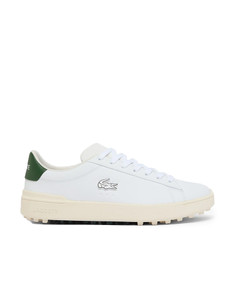 Lacoste Carnaby Leather Golf Shoes - White/Dark Green