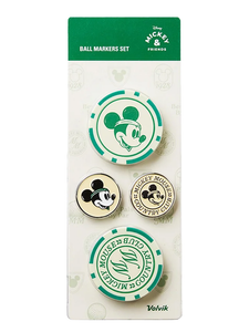 Volvik x Disney Mickey Mouse Ball Markers - Green 4PK