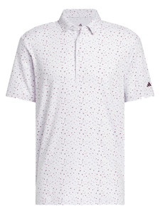 adidas Ultimate365+ Climacool Butterspun Break Out Print Polo Shirt - Purple