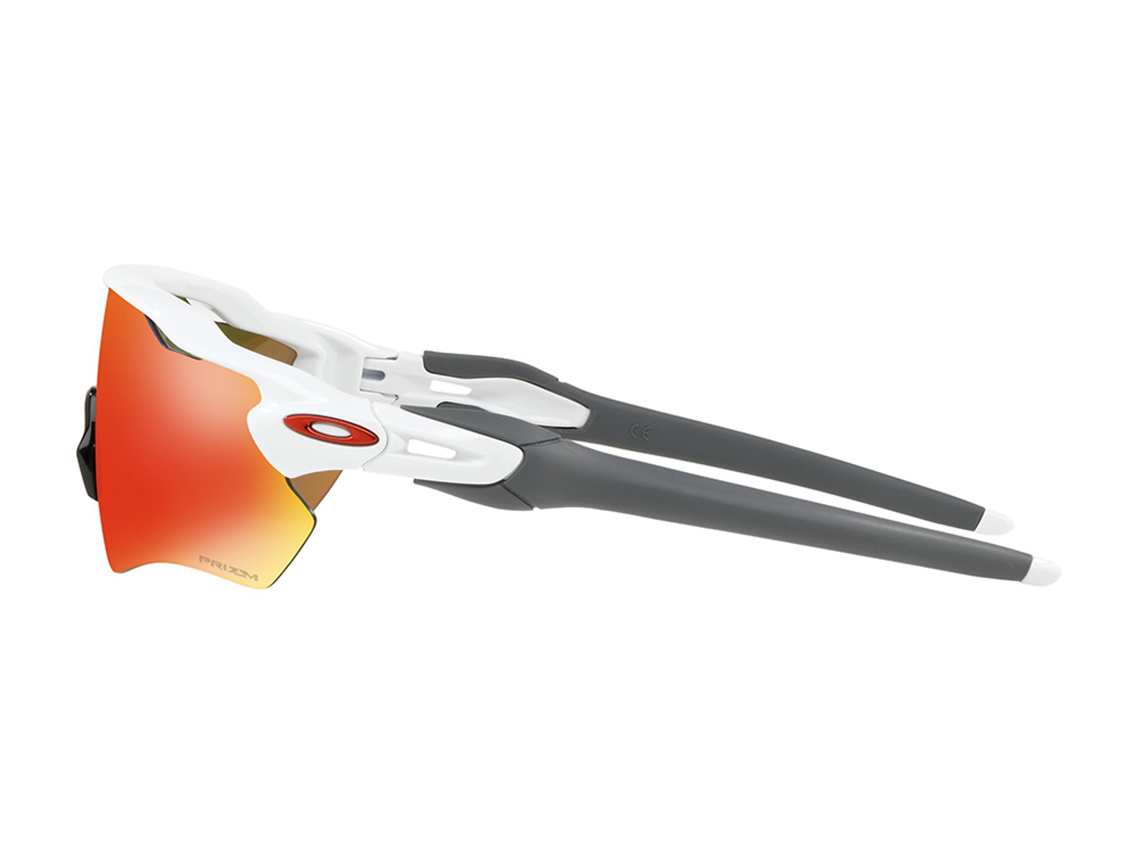 Oakley Radar EV Path Sunglasses - Polished White w/ Prizm Ruby