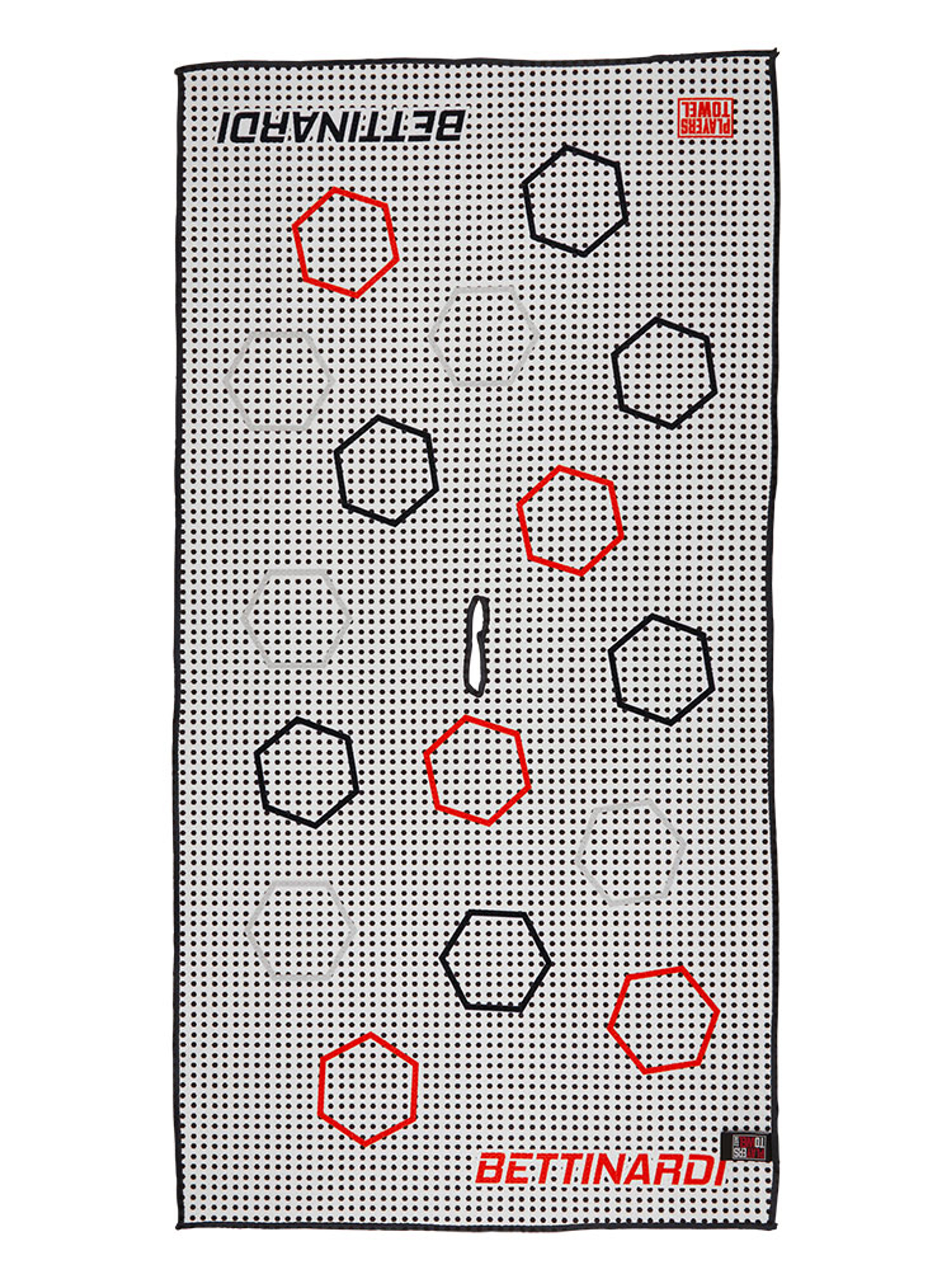 Bettinardi Dancing Hex Players Towel - Black
