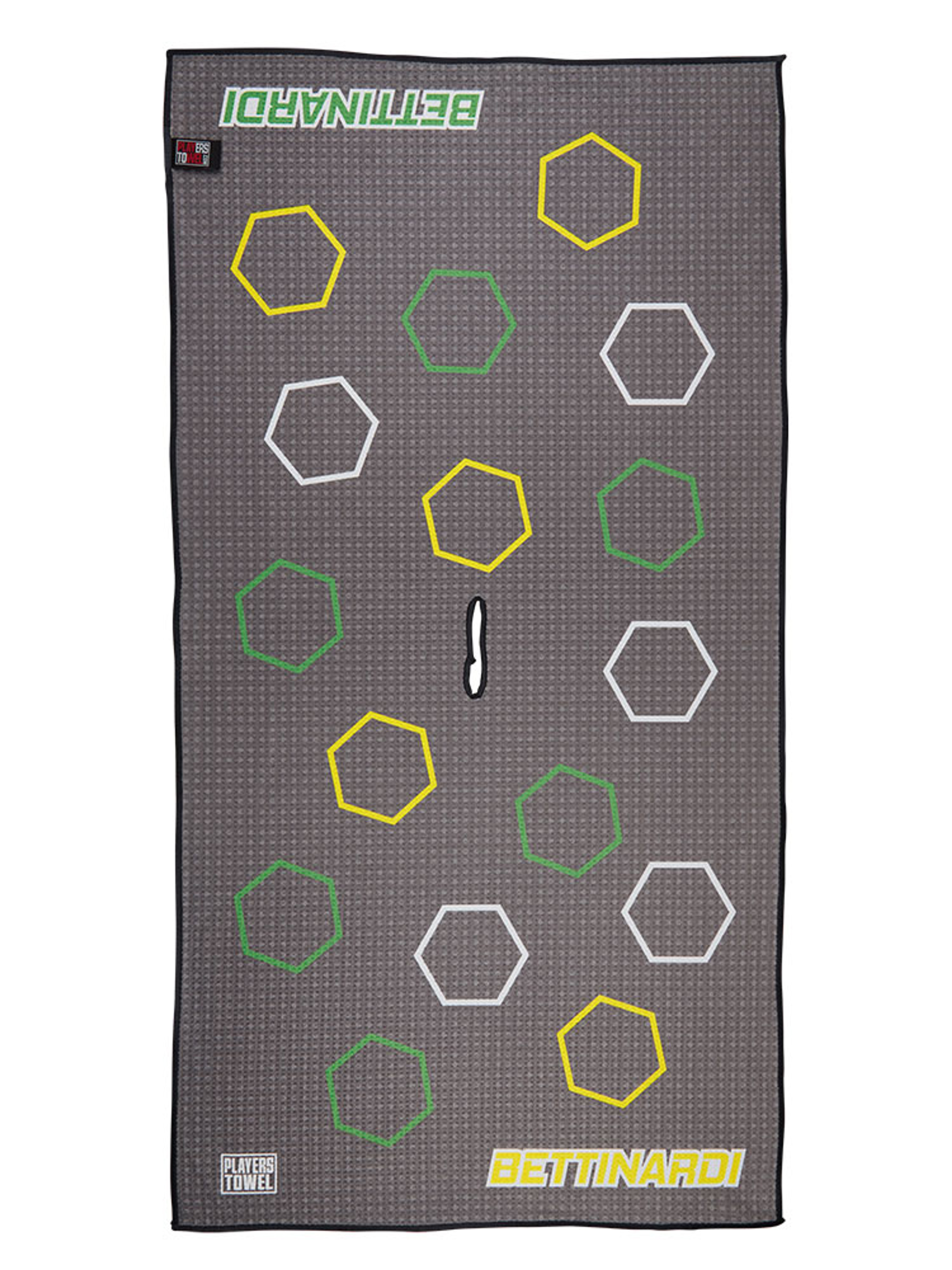 Bettinardi Dancing Hex Players Towel - Grey