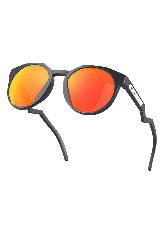 Oakley HSTN Sunglasses - Matte Carbon w/ Prizm Ruby
