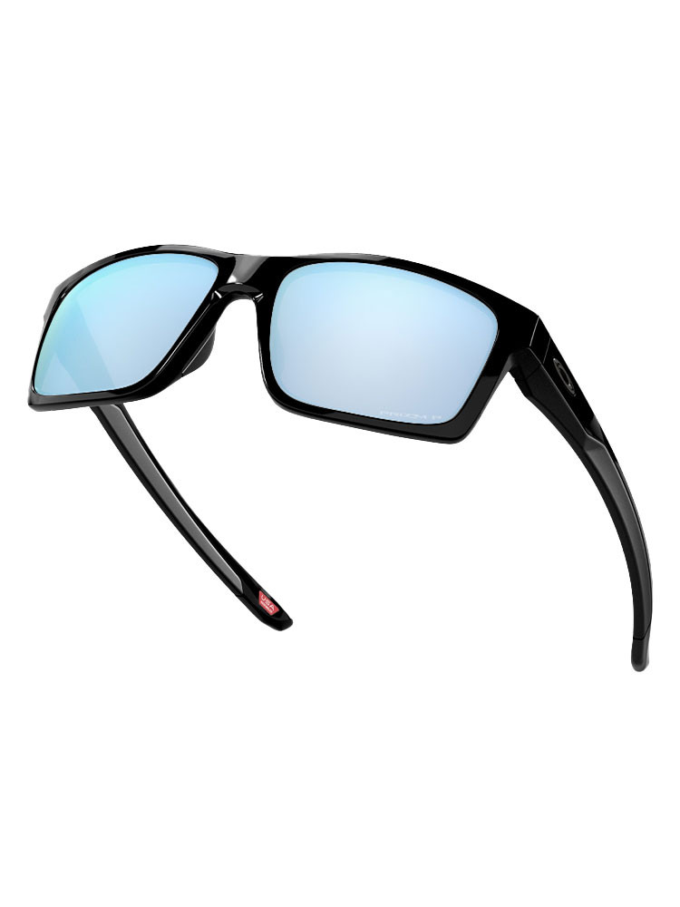 Oakley Mainlink XL Sunglasses - Polished Black w/ Prizm Deep Water Polarised