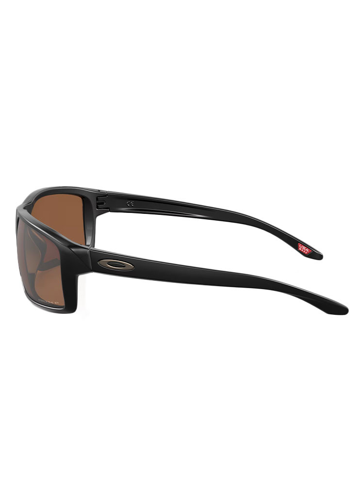 Oakley Gibston Sunglasses - Matte Black w/ Prizm Tungsten Polarised
