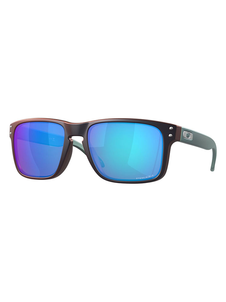 Oakley Holbrook Sunglasses - Matte Black/Red w/ Prizm Sapphire