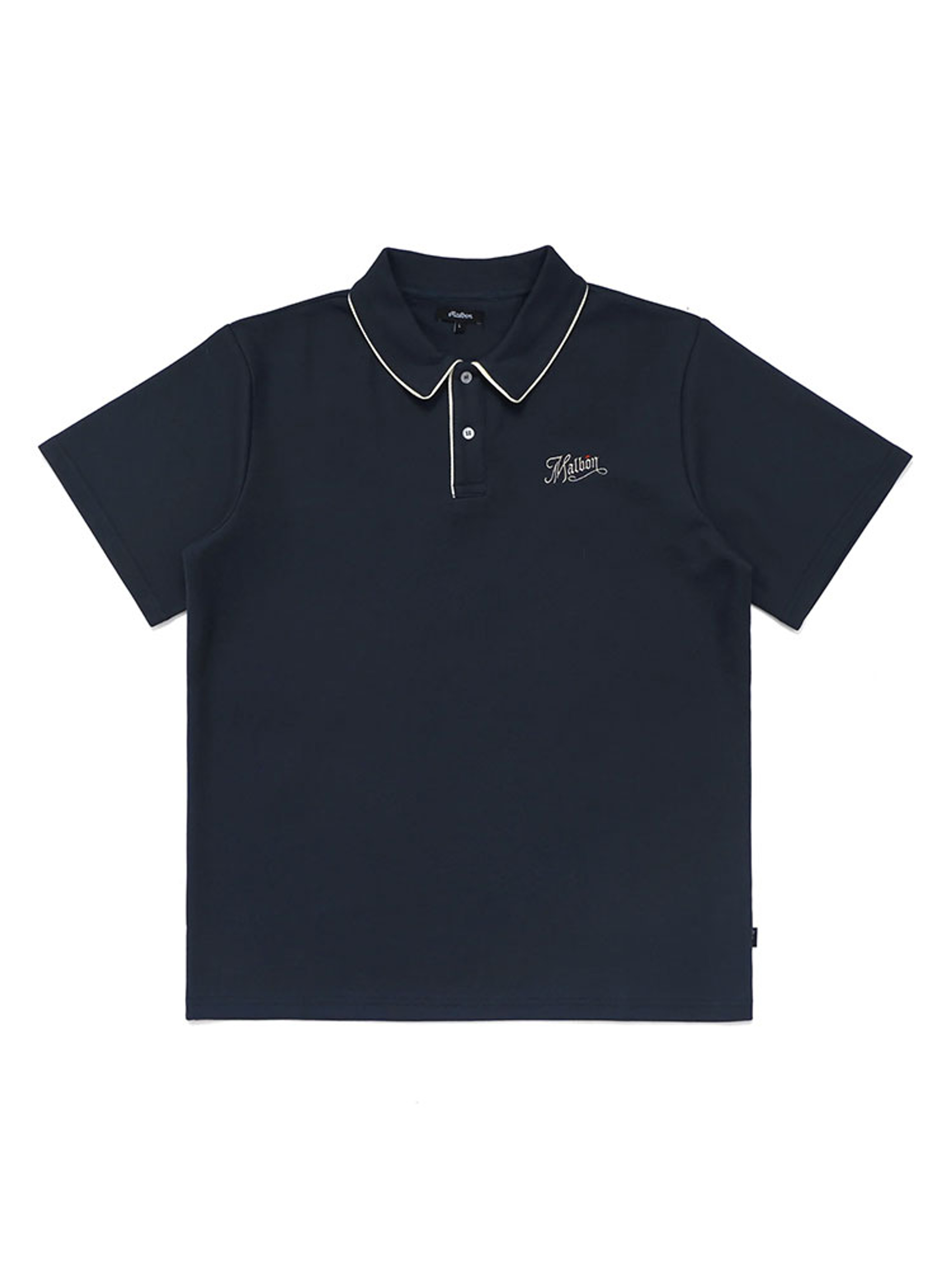 Malbon Alps Pique Polo - Slate