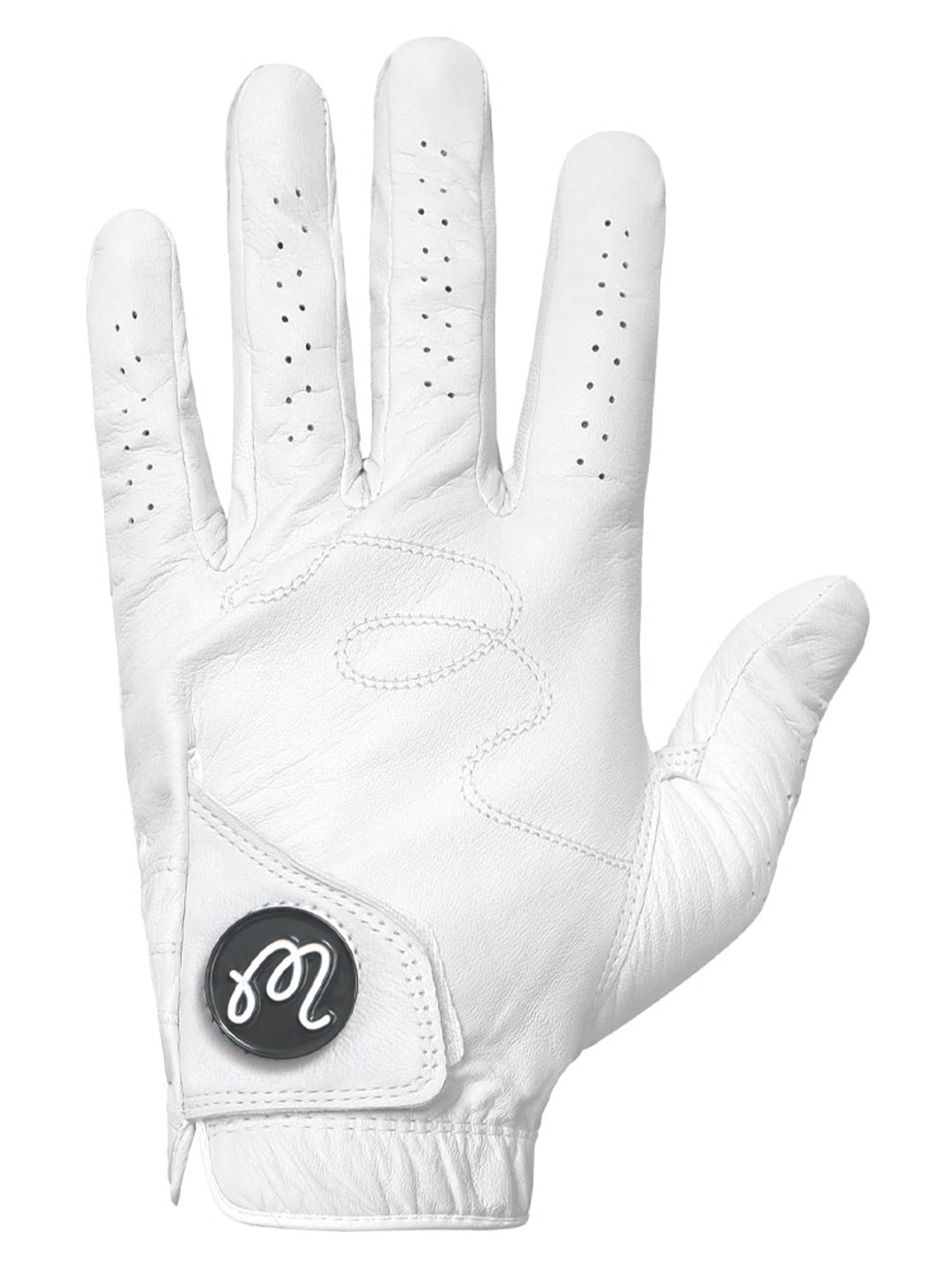 Malbon Script Glove - Snow