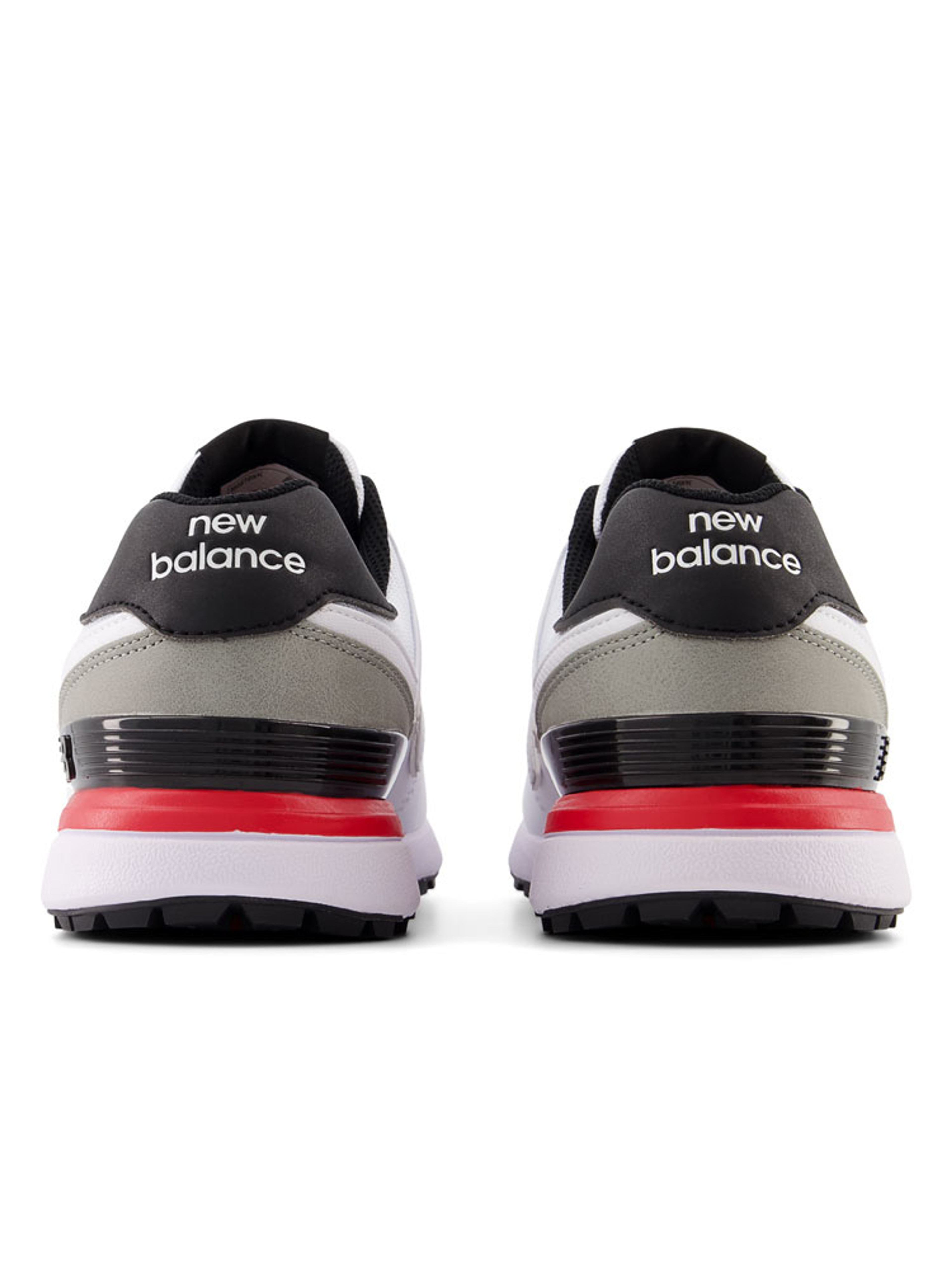 New Balance 574 Greens v2 Golf Shoes - White/Red/Black