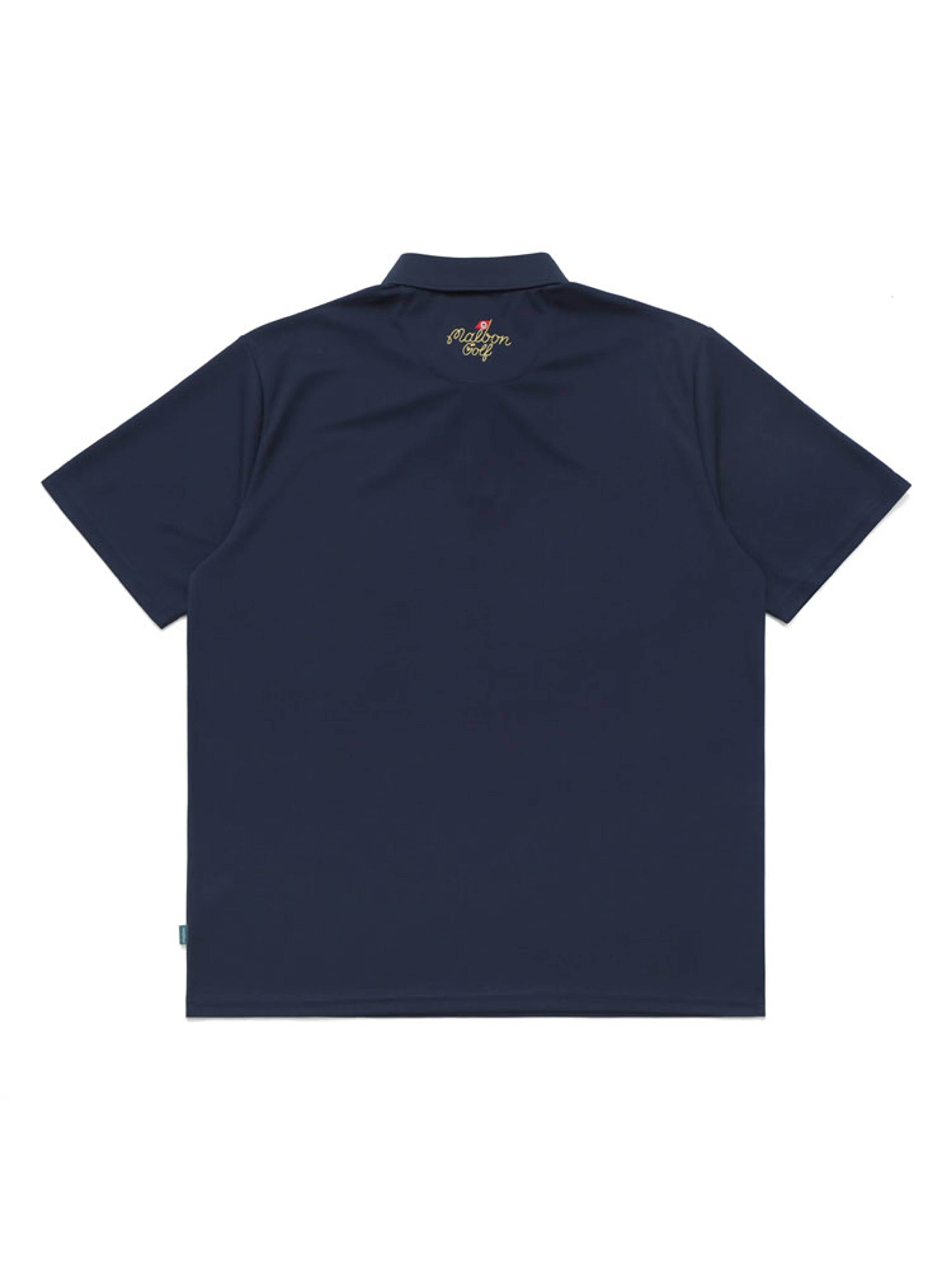 Malbon Pimento Performance Pique Polo - Navy