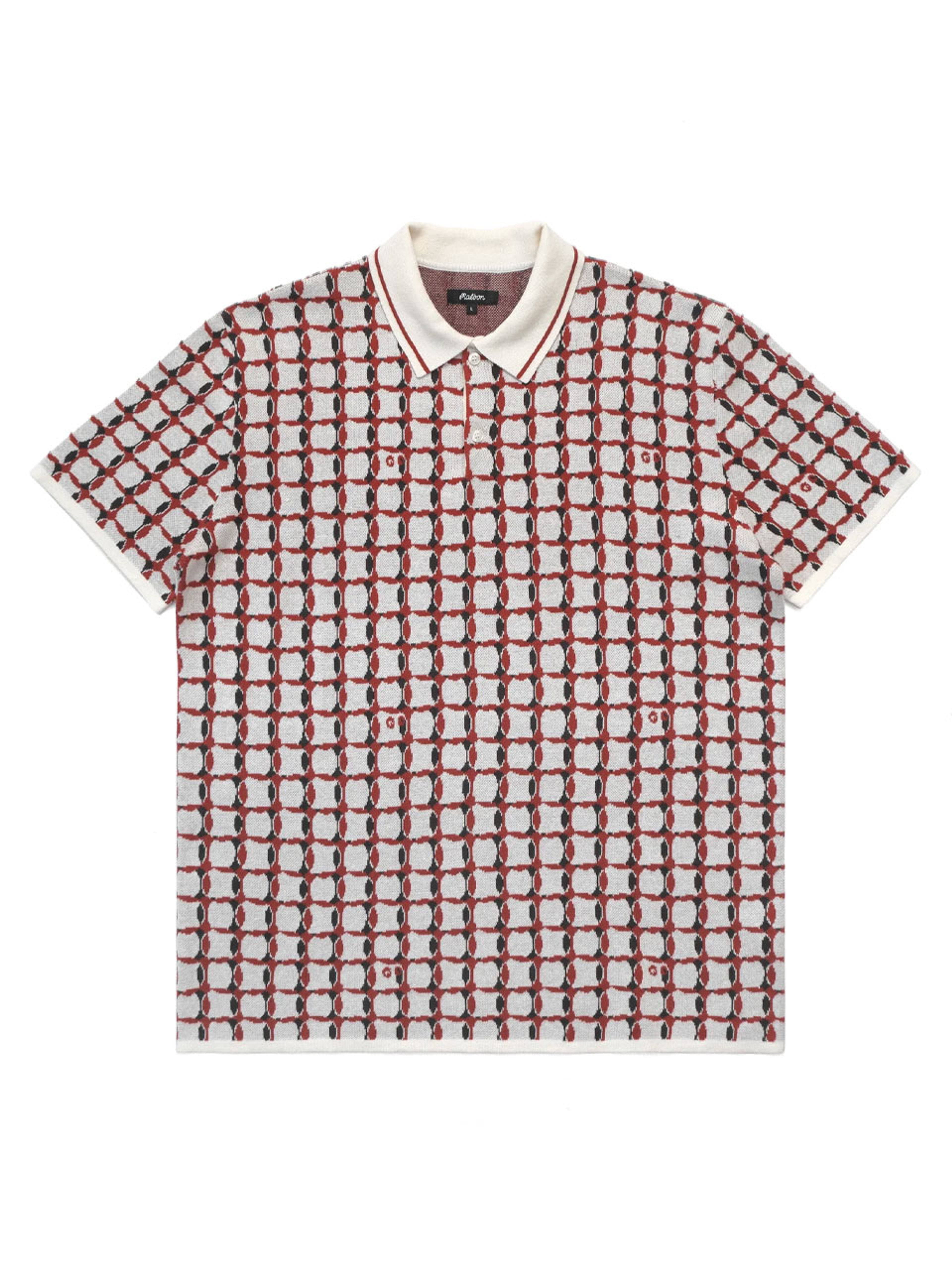 Malbon Bucket Weave Polo - Rooibos Tea