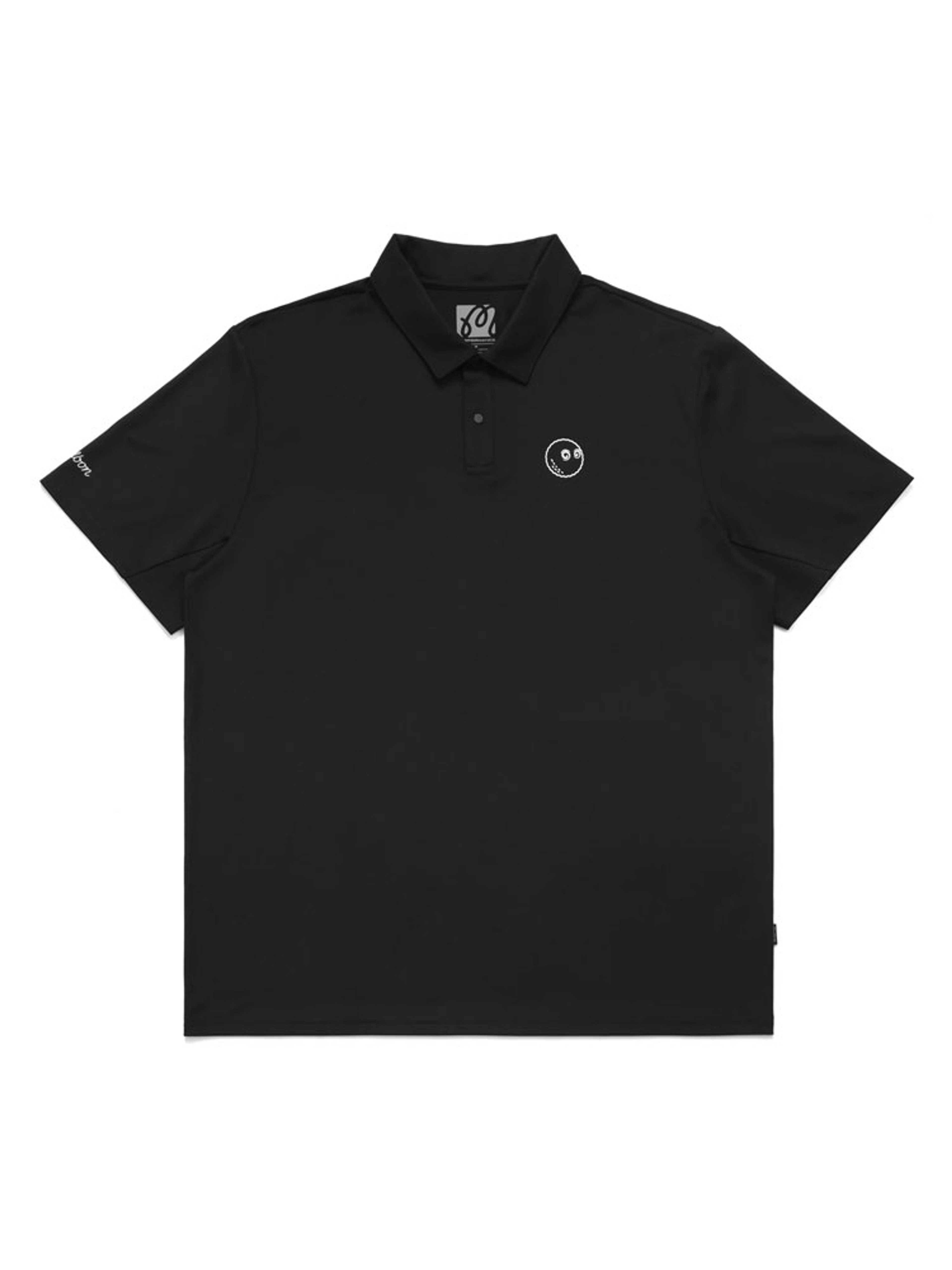 Malbon Performance Pique Polo - Black